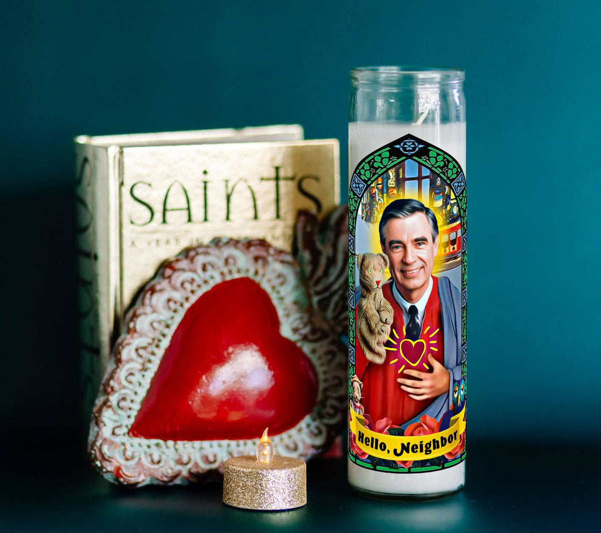 Patron Saint of Kindness - Mr. Rogers: White