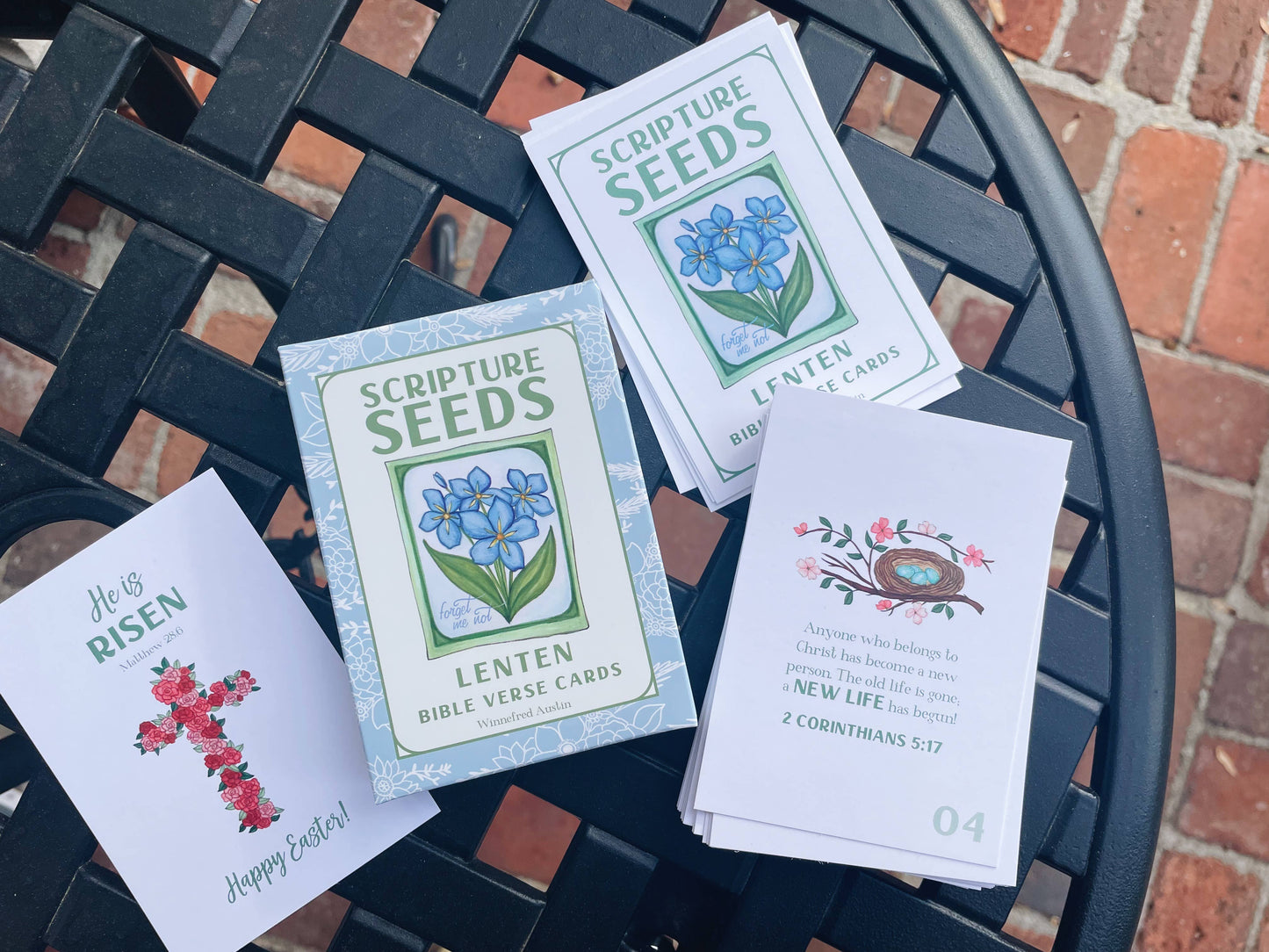 Scripture Seeds | Lenten Bible Verse Card Set