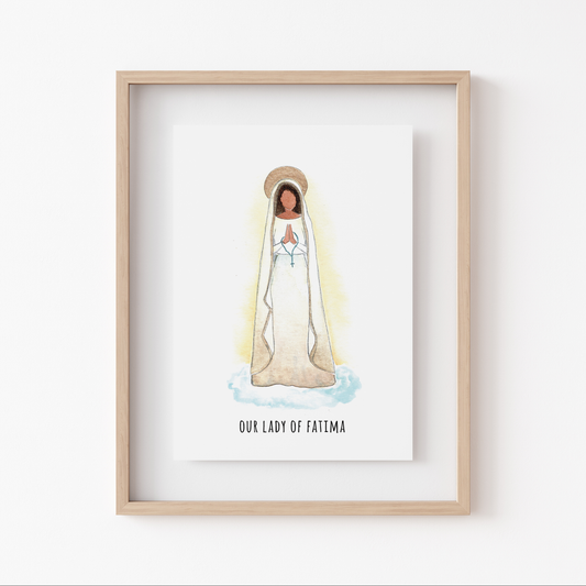 Marian Minis - Our Lady of Fatima: 5x7 Print