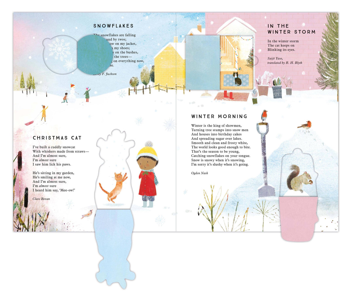 Lift-the-Flap Advent Calendar with Christmas Poems: Board Book