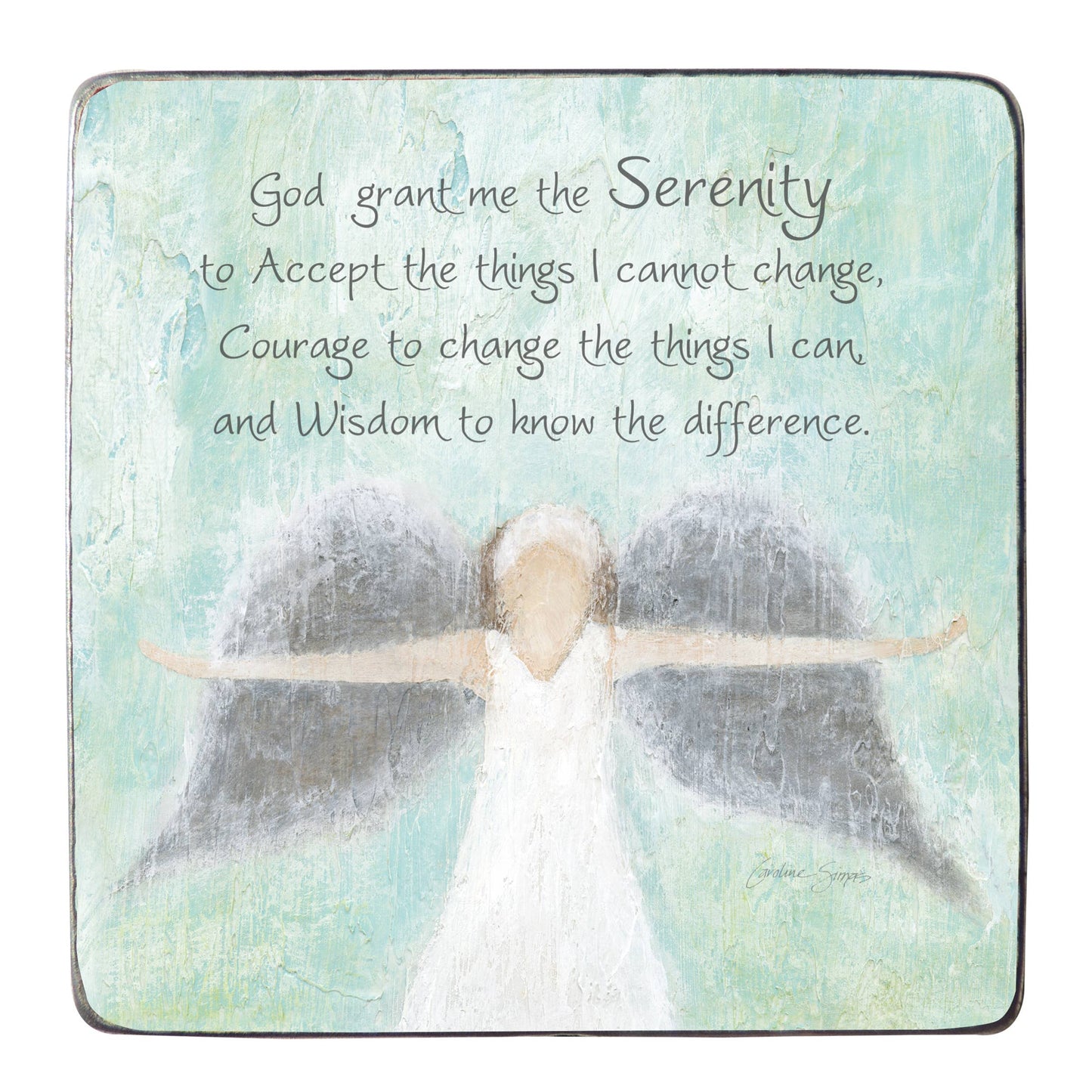 Multiple Blessings Mini Square Plaques: Serenity