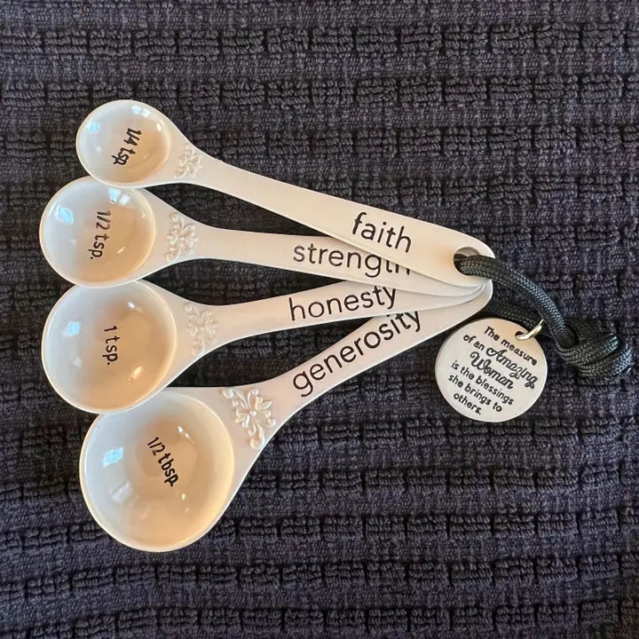 Recipe For An Amazing Woman Measuring Spoons
