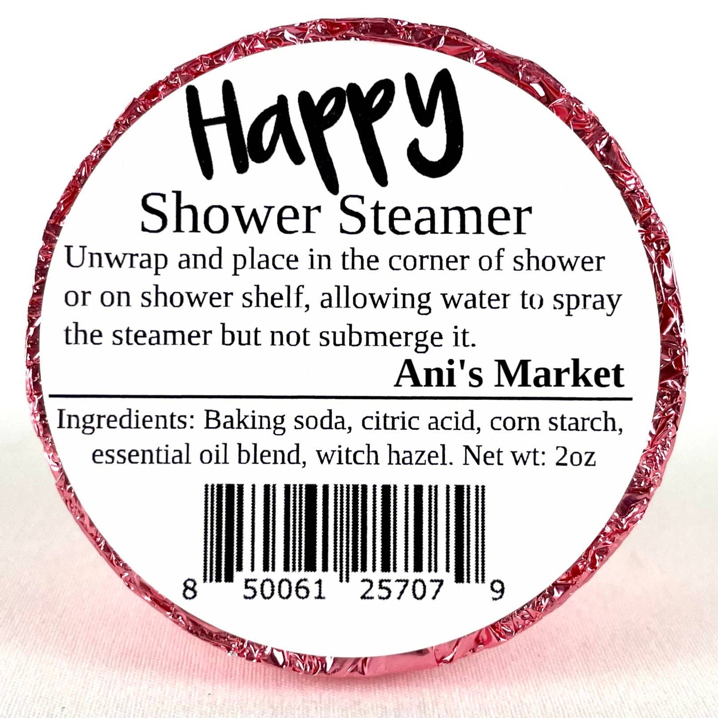 Mood Boost Shower Steamer – Vanilla Ylang Citrus (Steamer Pouch Included)
