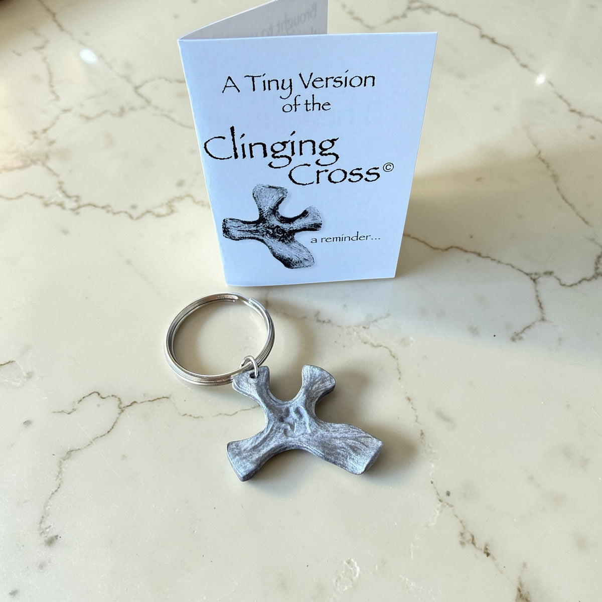 Pewter Touchstone Key Ring