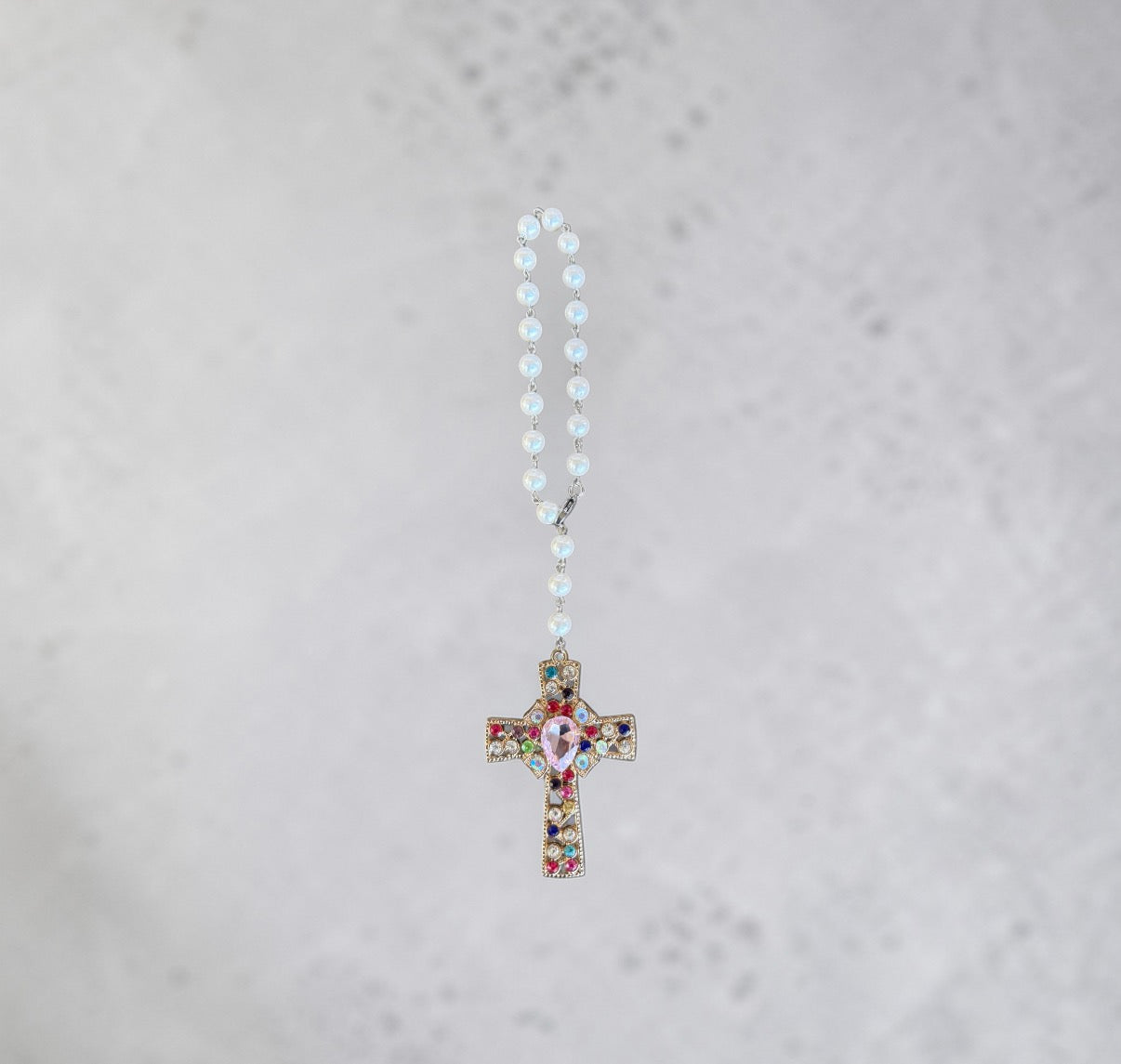 Pearl Car Blessing Rosary