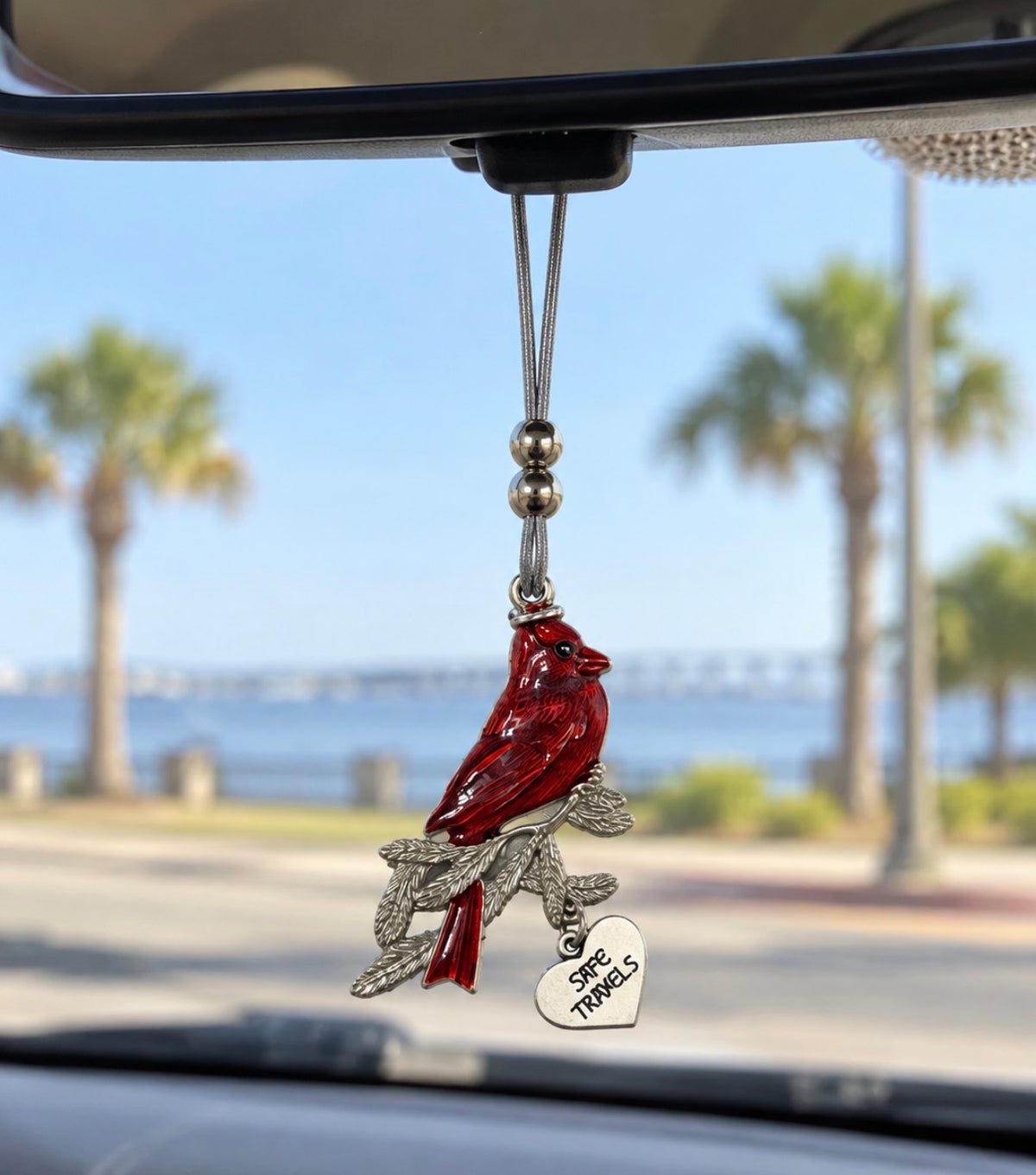 Cardinal Car Charm 