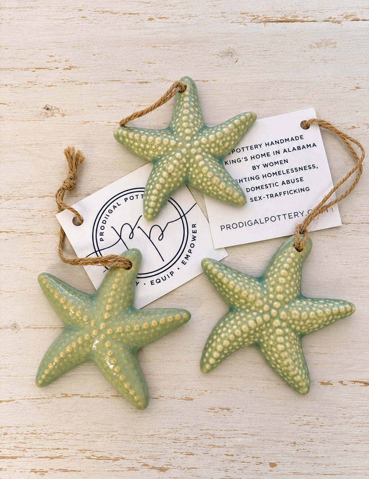 Ceramic Starfish Ornament Prodigal Pottery