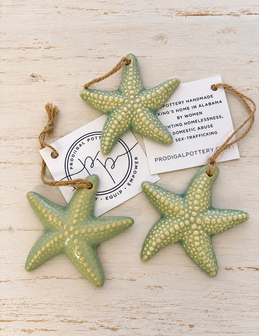 Ceramic Starfish Ornament Prodigal Pottery