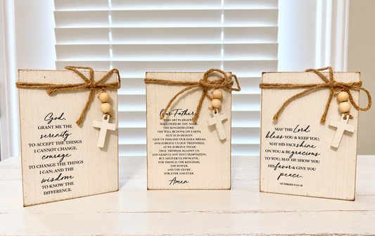 Wooden Prayer Blocks