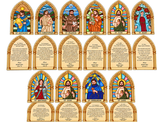 Saint Prayer Cards