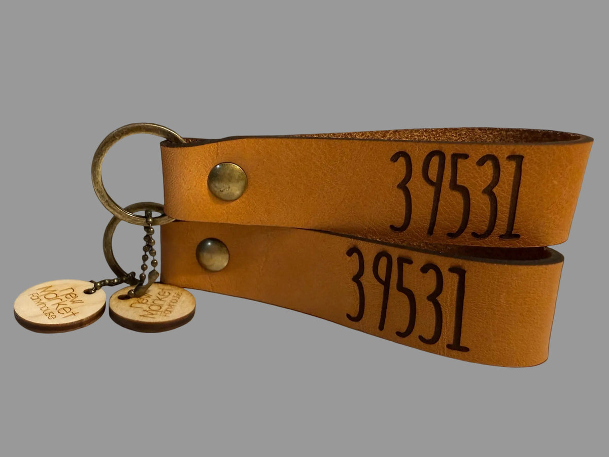 39531 Leather Keychain