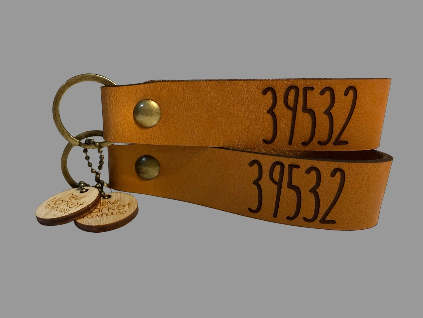 39532 Leather Keychain