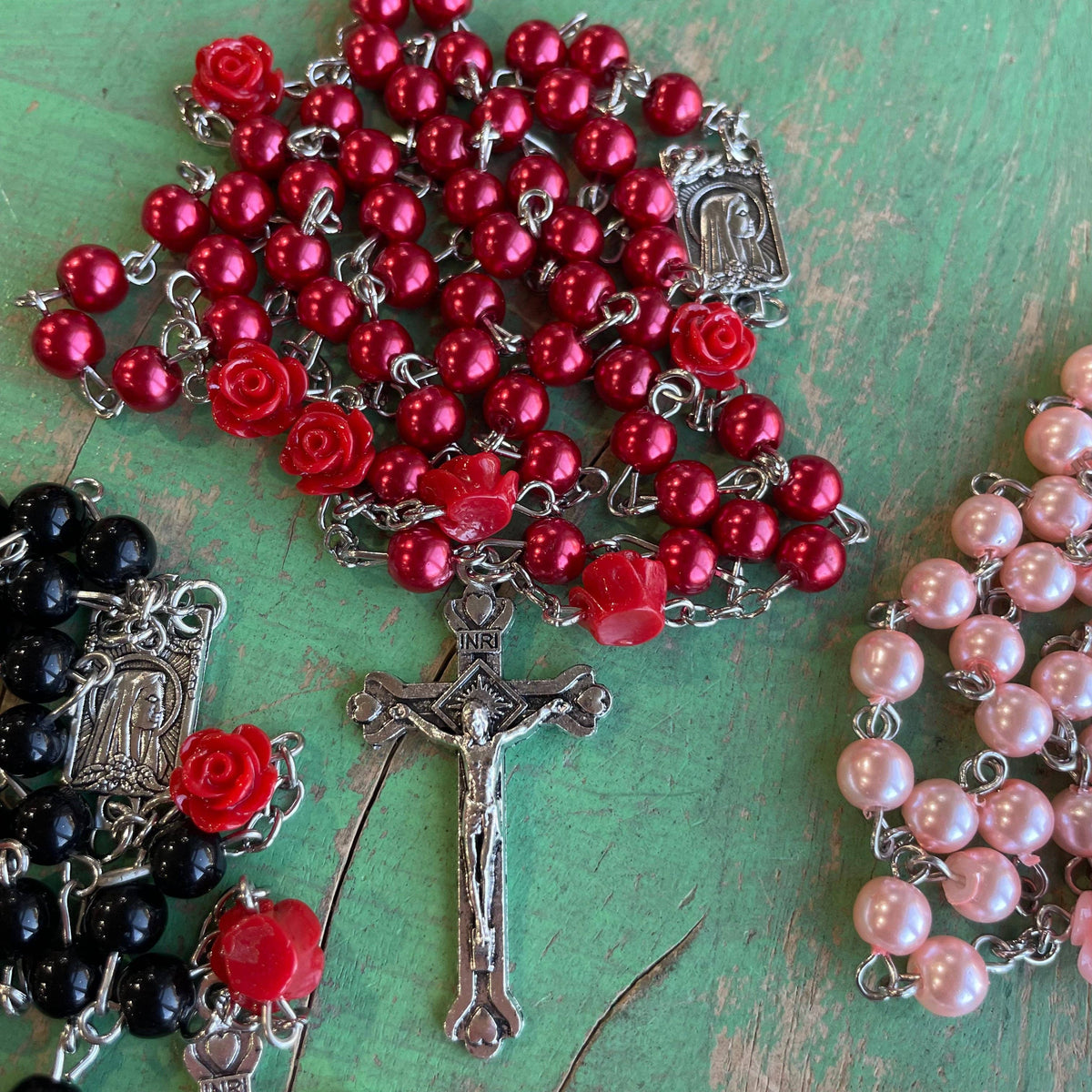 Mystical Rose Rosary: Purple