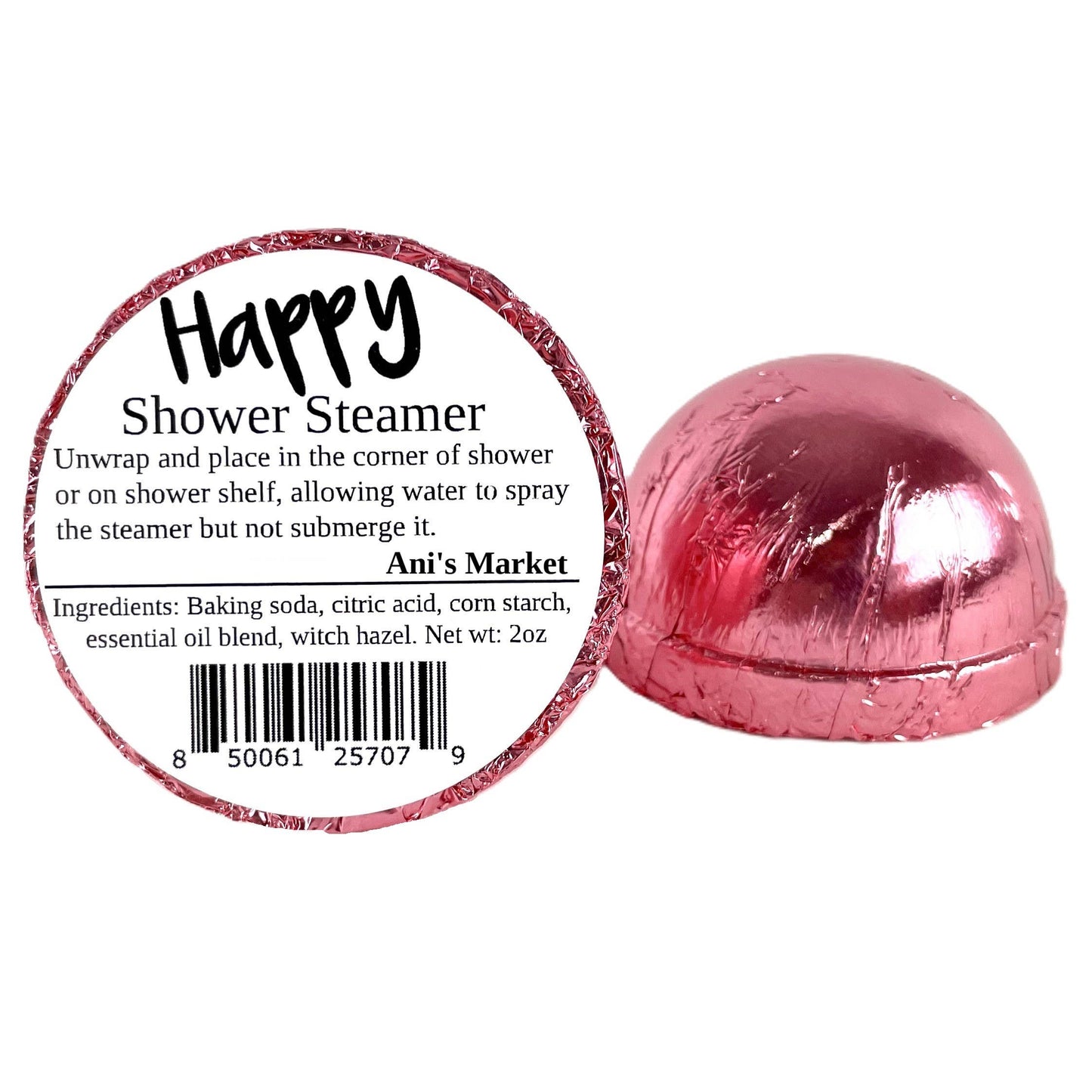 Mood Boost Shower Steamer – Vanilla Ylang Citrus (Steamer Pouch Included)