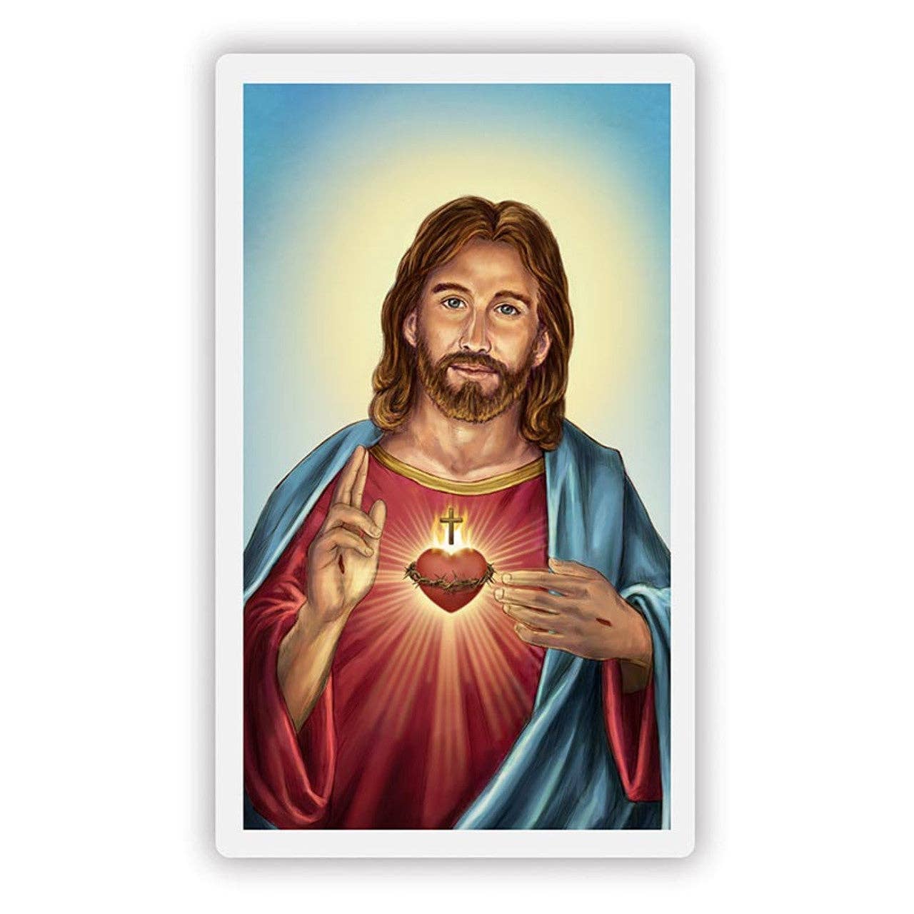 Laminated Mary and Jesus Prayer Cards: Our Lady of La Leche