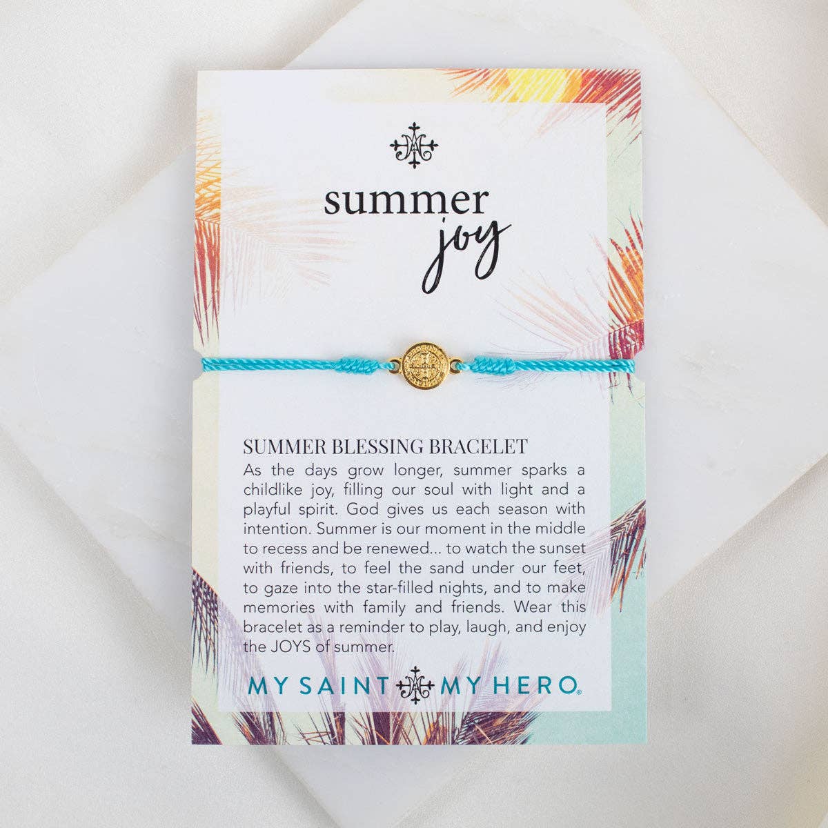 Summer Joy Breathe Bracelet: Turquoise