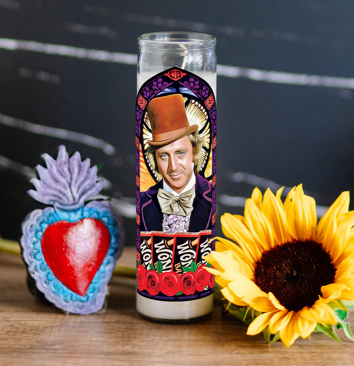 Patron Saint of Chocolate - Willy Wonka Gene Wilder: White