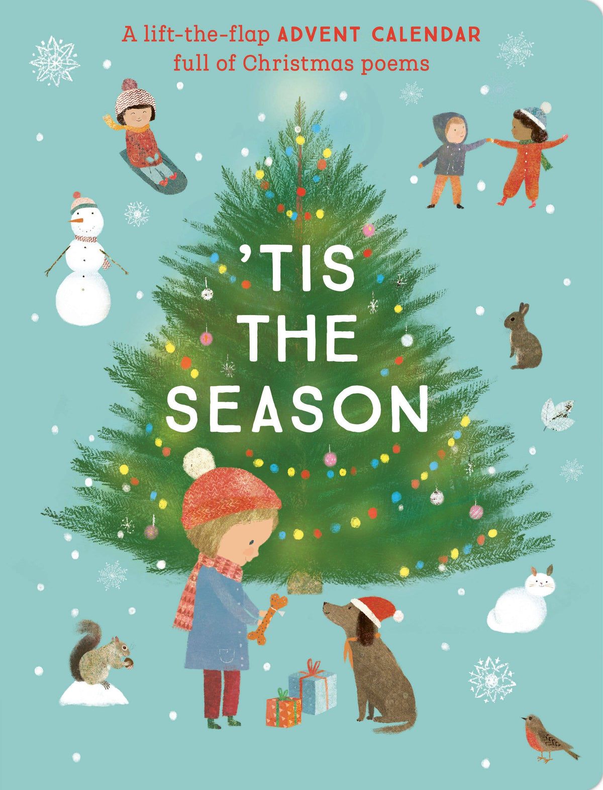 Lift-the-Flap Advent Calendar with Christmas Poems: Board Book