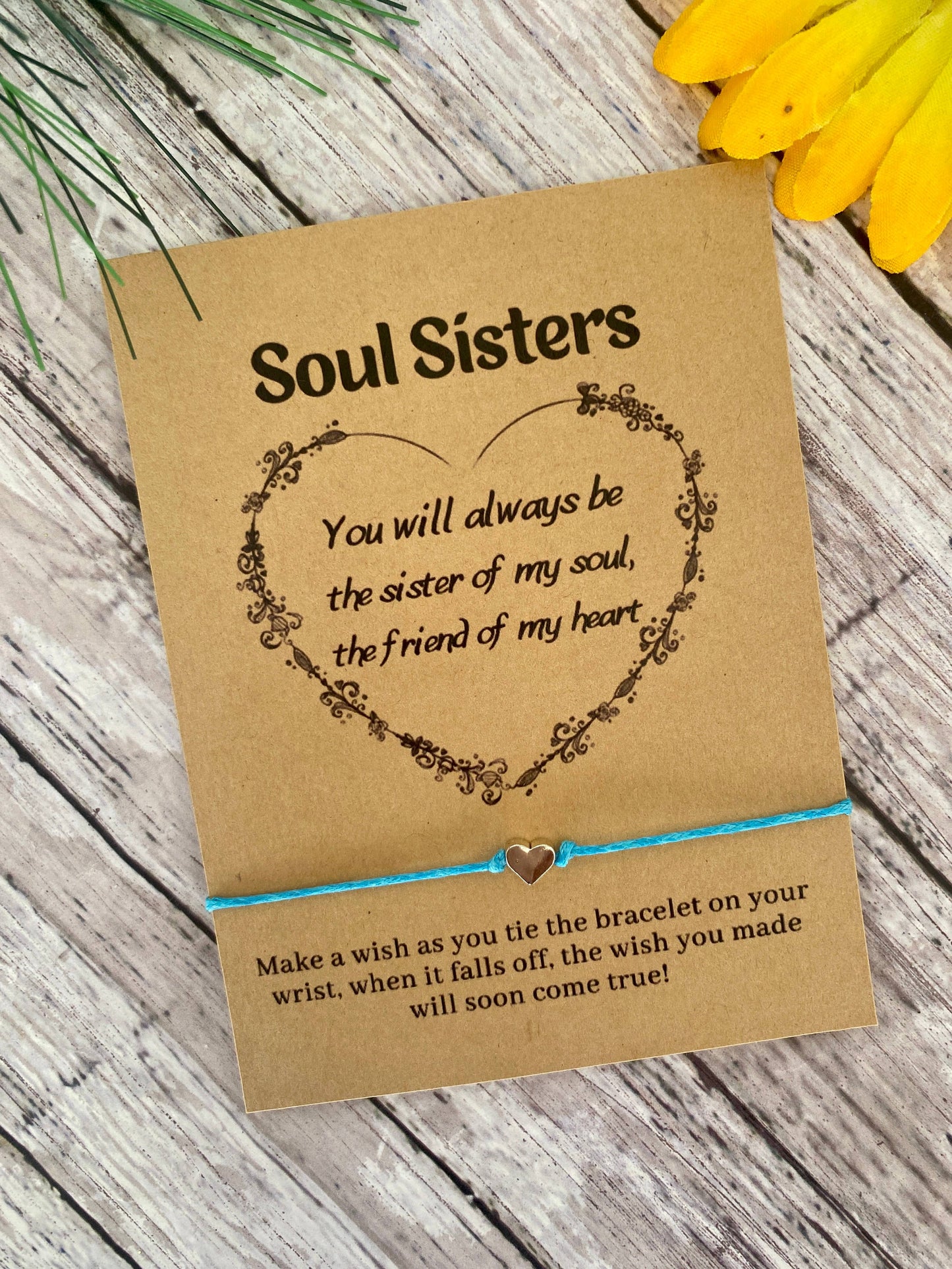 Soul Sisters Wish Bracelet: Black