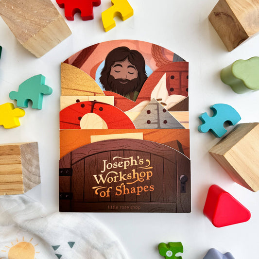 Joseph's Workshop of Shapes Board Book