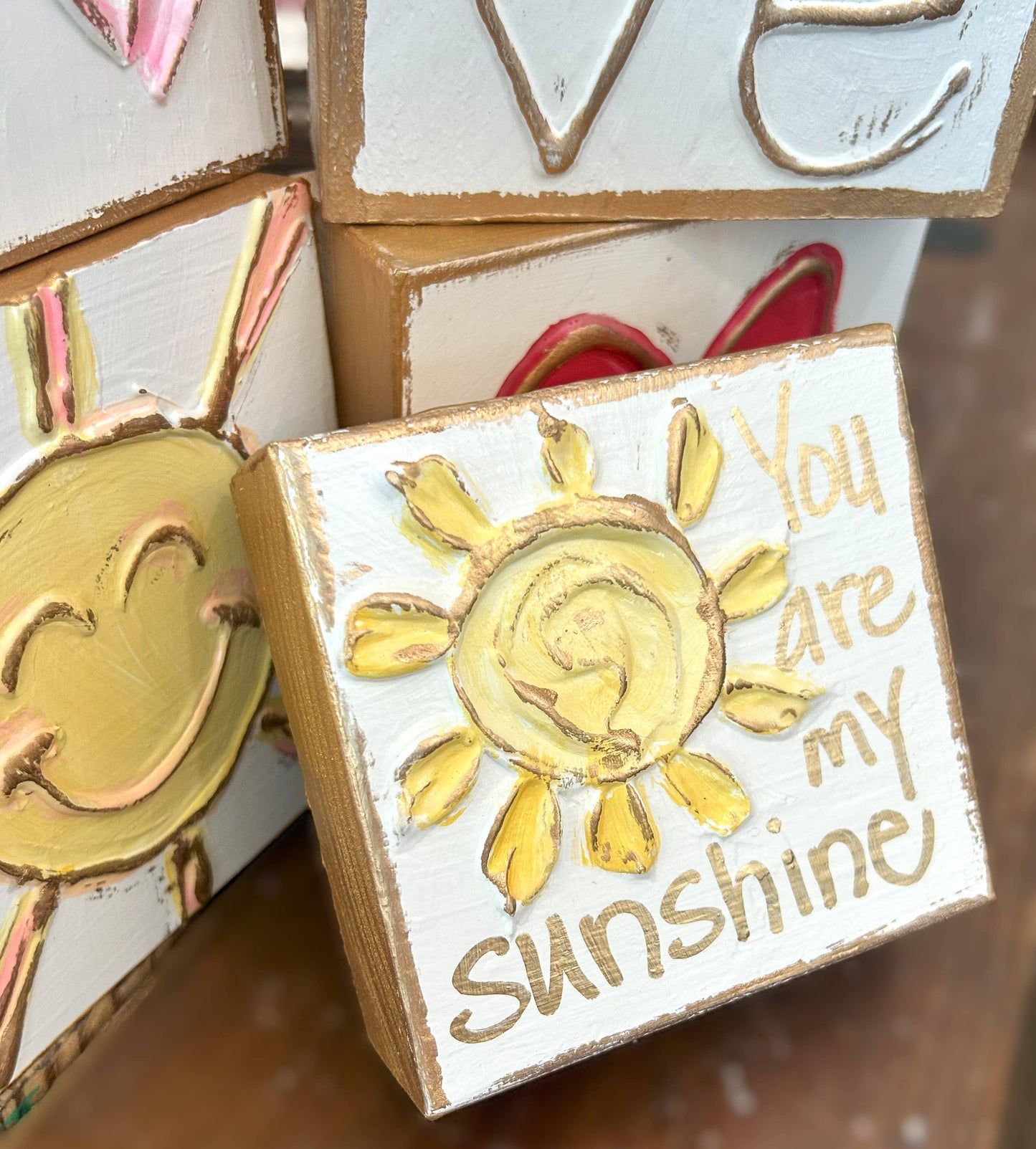 You Are My Sunshine Mini Wood Block