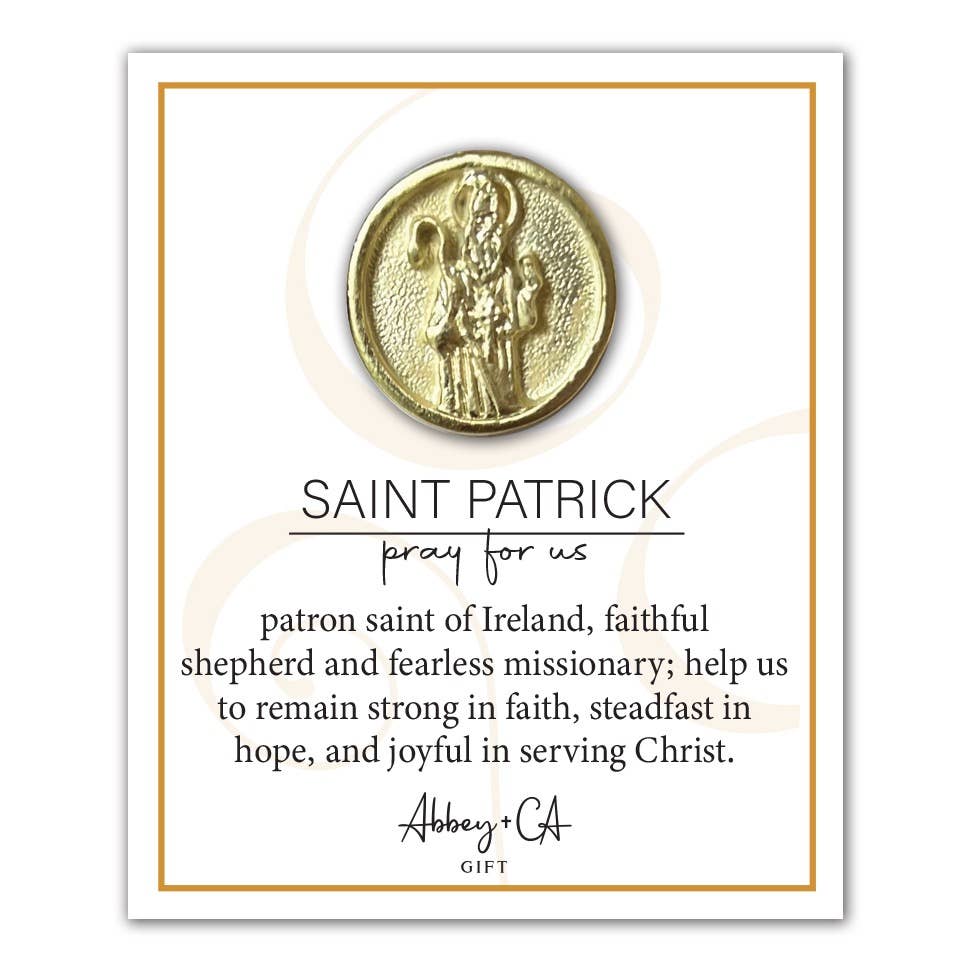 Saints Lapel Pins (Our Lady of the Miraculous Medal, Our Lady of Guadalupe, St Peregrine, St Patrick, St Michael, St Jude, St Christopher, St Anthony)