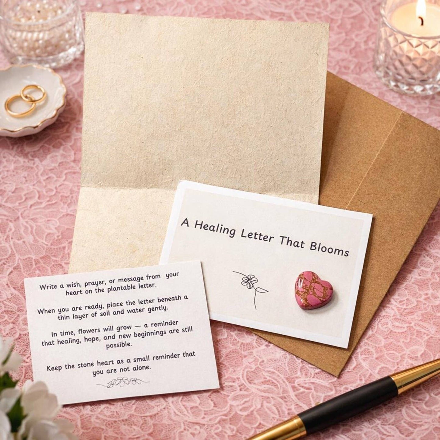 Healing Letter That Blooms – Plantable Comfort Gift Kit