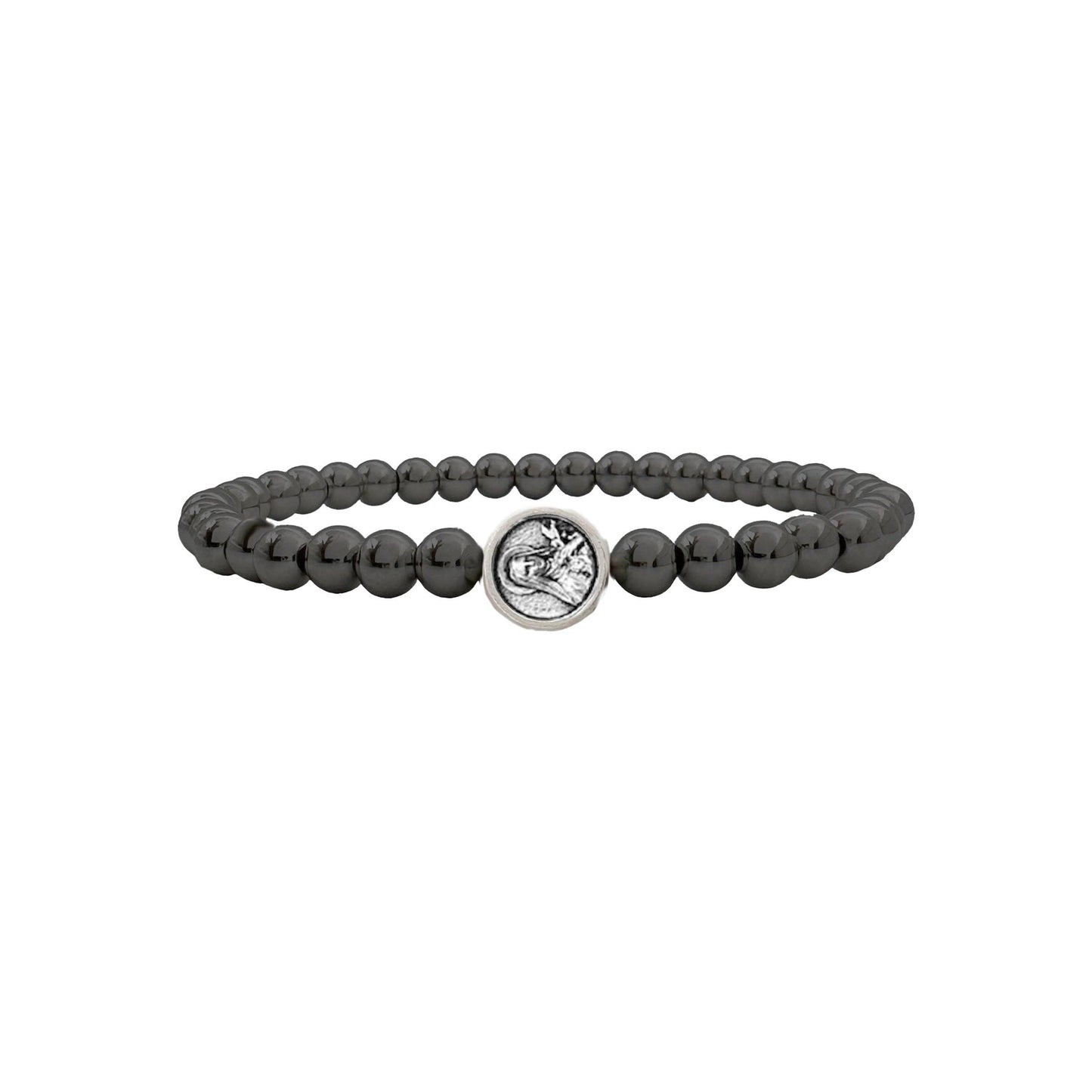 Subliminal Saint Therese Little Flower Beaded Bracelet: Gold or Silver