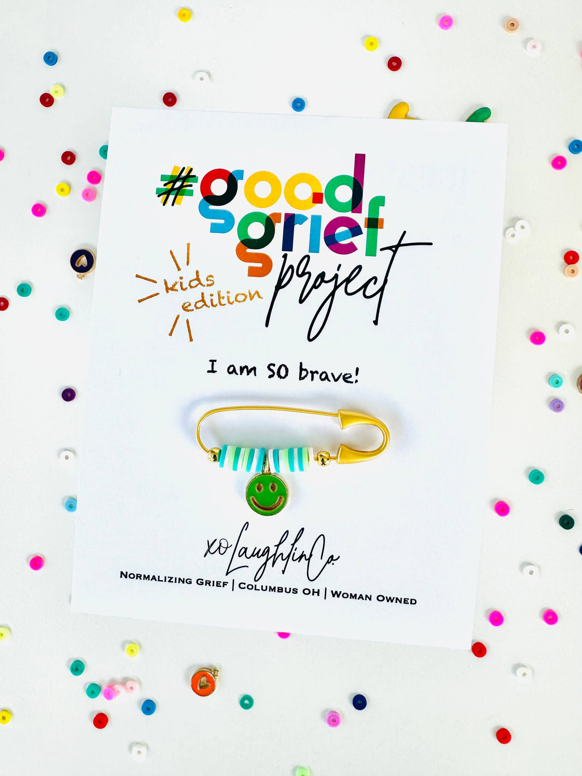 Good Grief PINS Kid's Edition (I Am Doing My Best, I am So Brave, I can Do Hard Things)