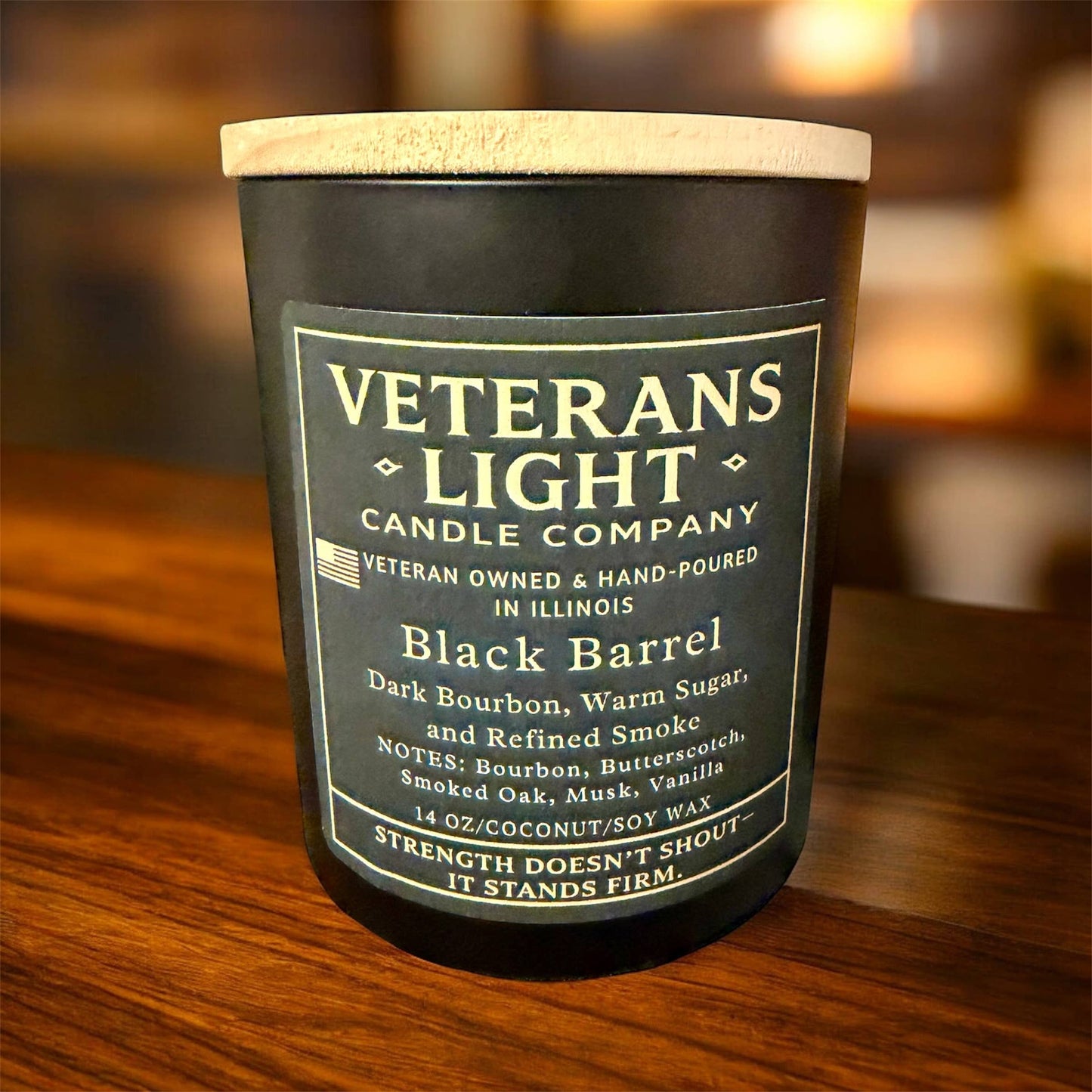 Black Barrel – Warm Sugar, Bourbon, Refined Smoke : 10 oz