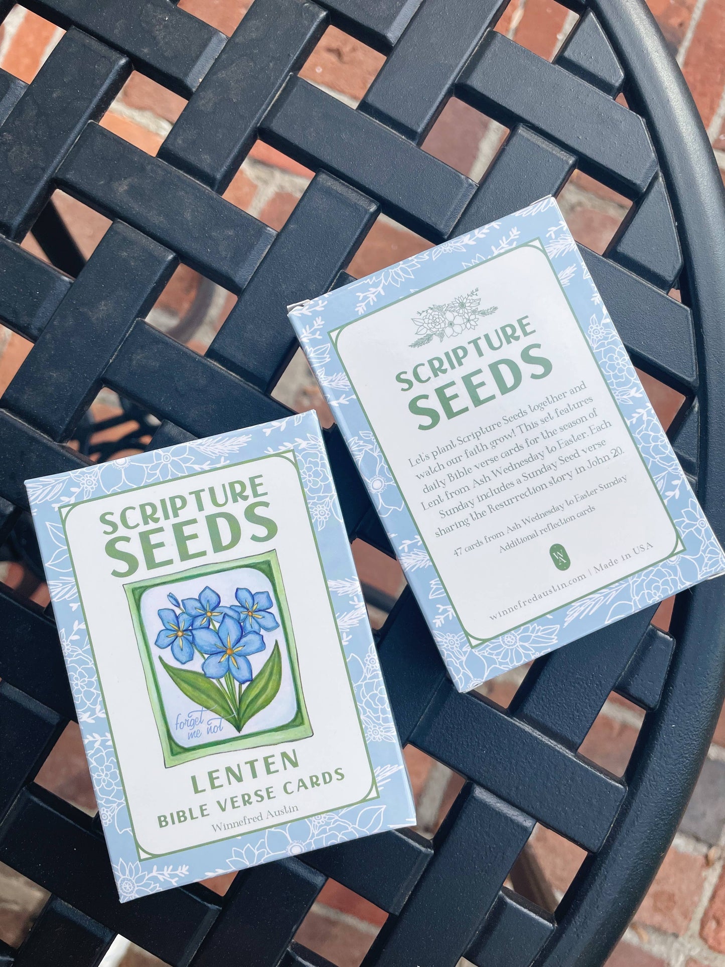Scripture Seeds | Lenten Bible Verse Card Set