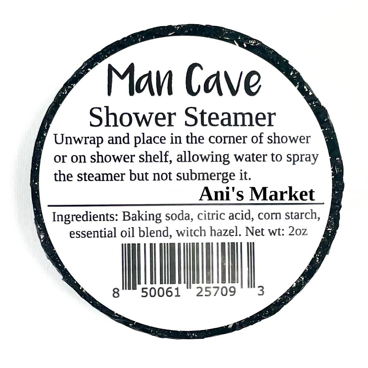 Woodsy Citrus Shower Steamer – Sandalwood Lime Man Cave (Steamer Pouch Included)
