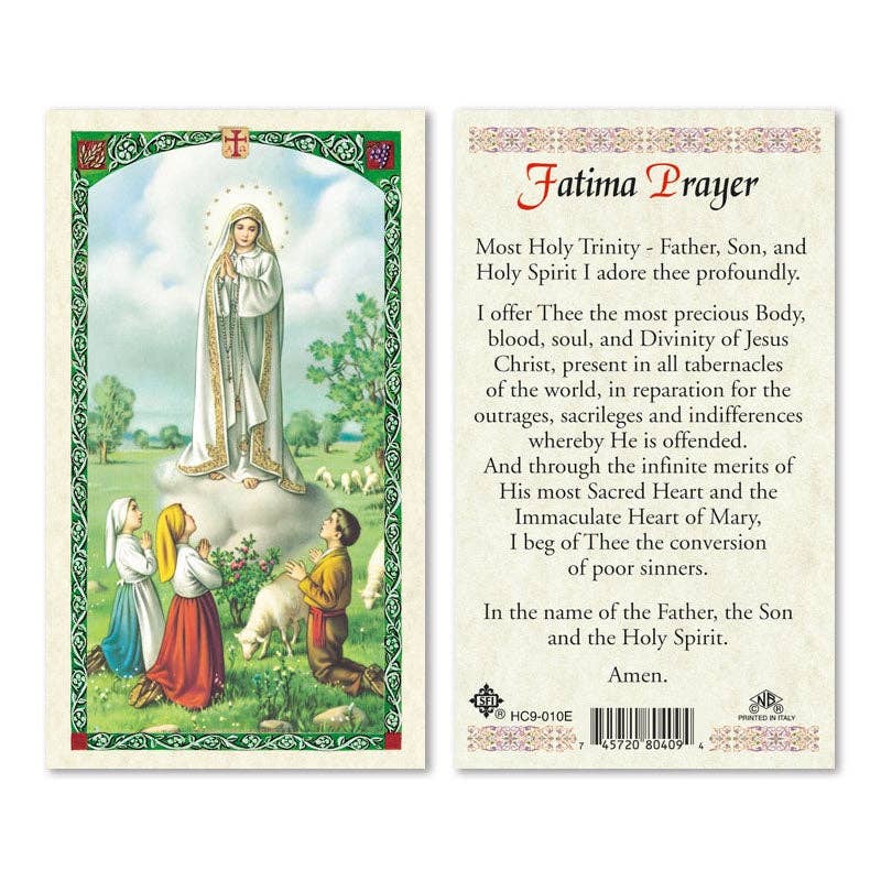 Laminated Prayer Card: Miraculous Medal